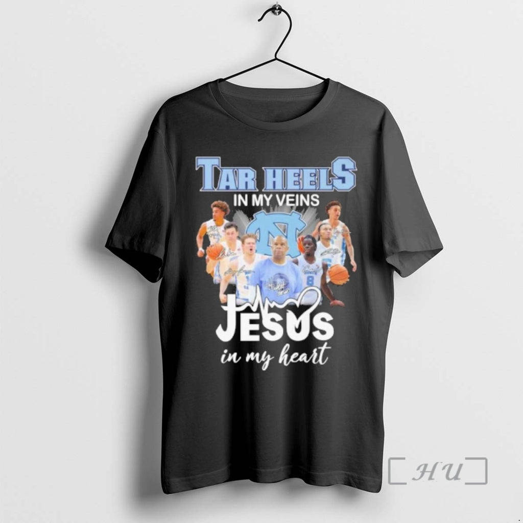 Officials Unc Tar Heels Mens Basketball In My Veins Jesus In My Heart Premium
