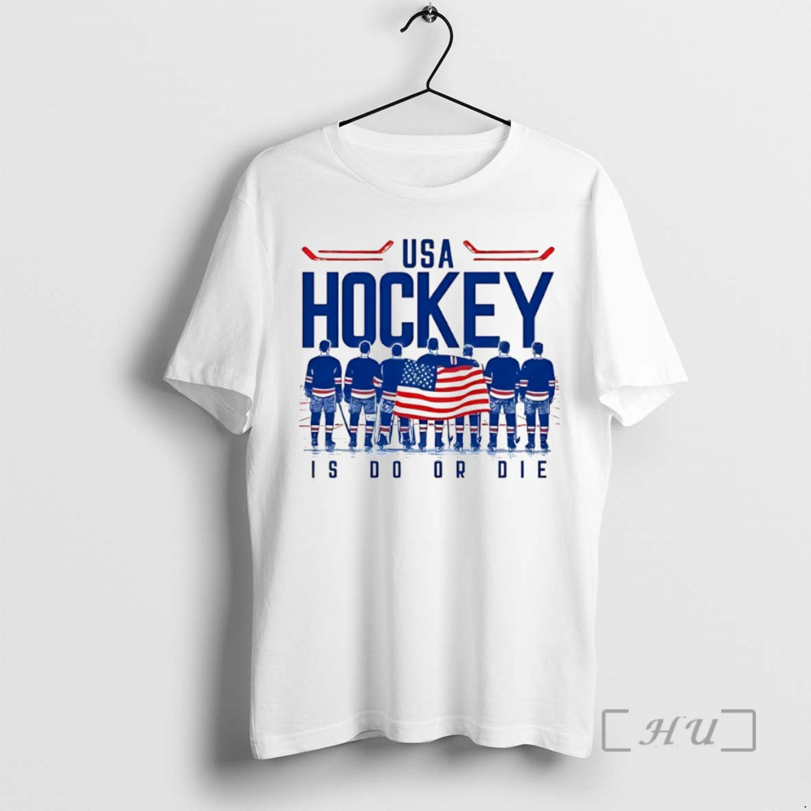 Officials Usa Hockey Is Do Die Players Flag Circle