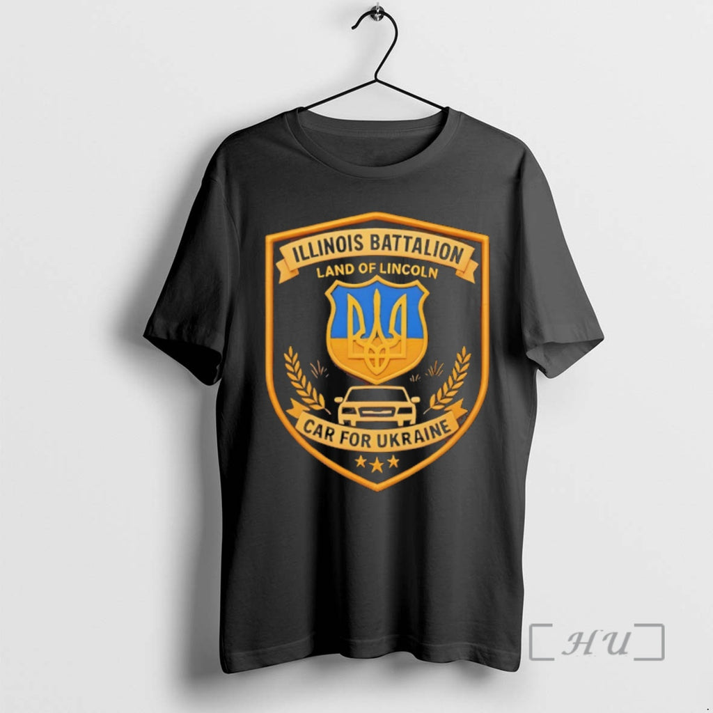 Officials Ukraine Illinois Battalion 50 States For Land Of Lincoln Car For Ukraine Premium