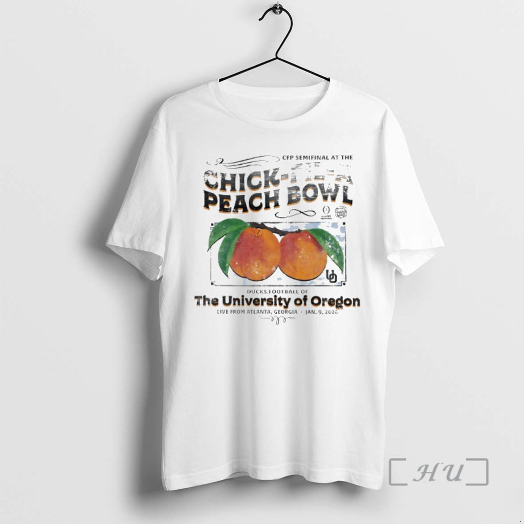 Officials University Of Oregon Cfp Semifinal At The 2026 Peach Bowl Vintage Premium T Shirts