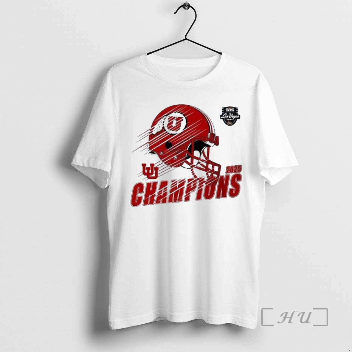 Officials Utah Utes Football Claim Champions 2025 Srs Distribution Las Vegas Bowl Helmet