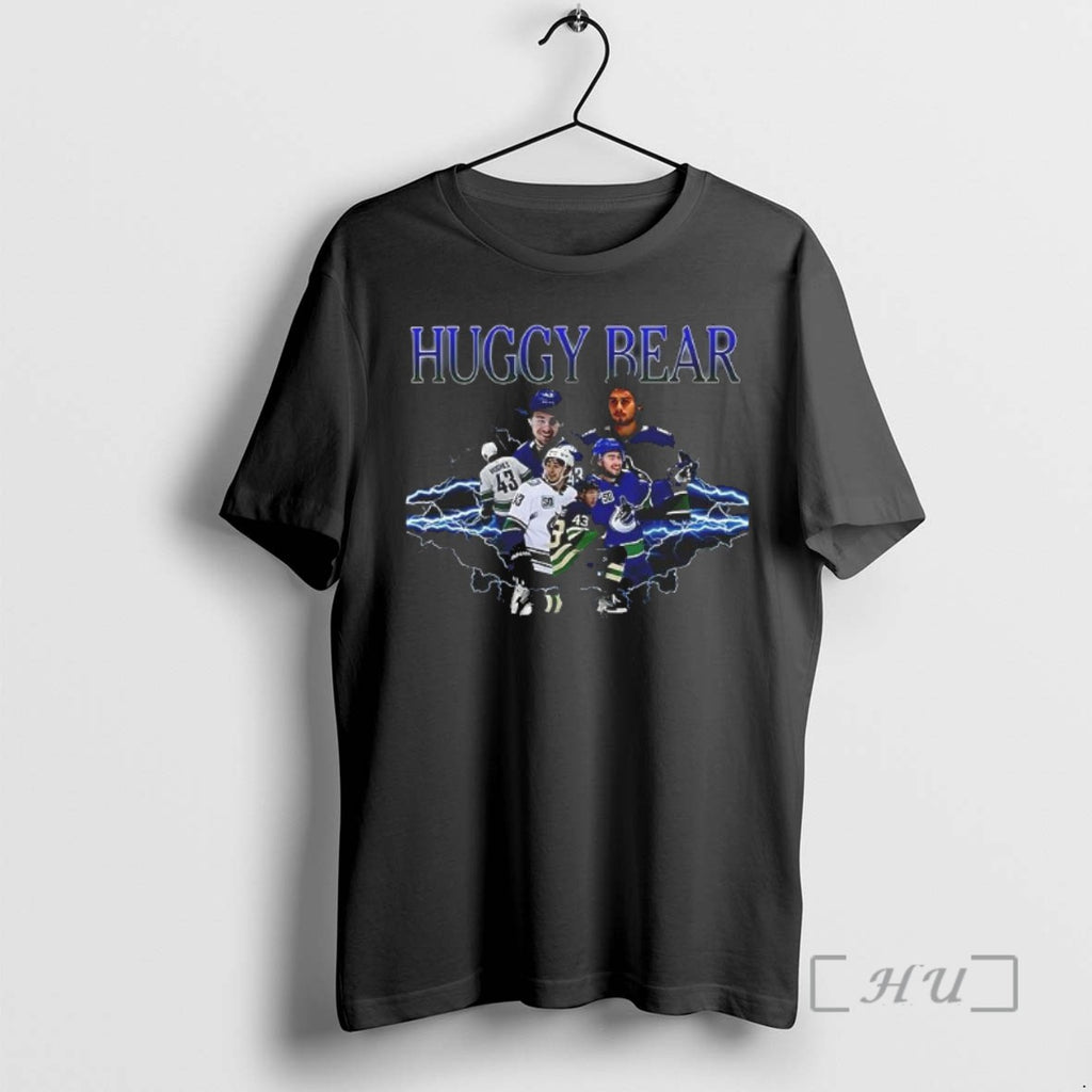 Officials Vancouver Canucks Quinn Hughes Huggy Bear Lightning Shirts Sweater