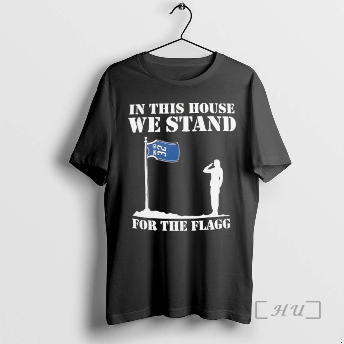 Officials Walt Garrison Dallas Cowboys This House We Stand Flag