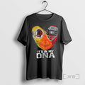 Officials Washington Sports Redskins X Dc United My Dna Fingerprint Heart