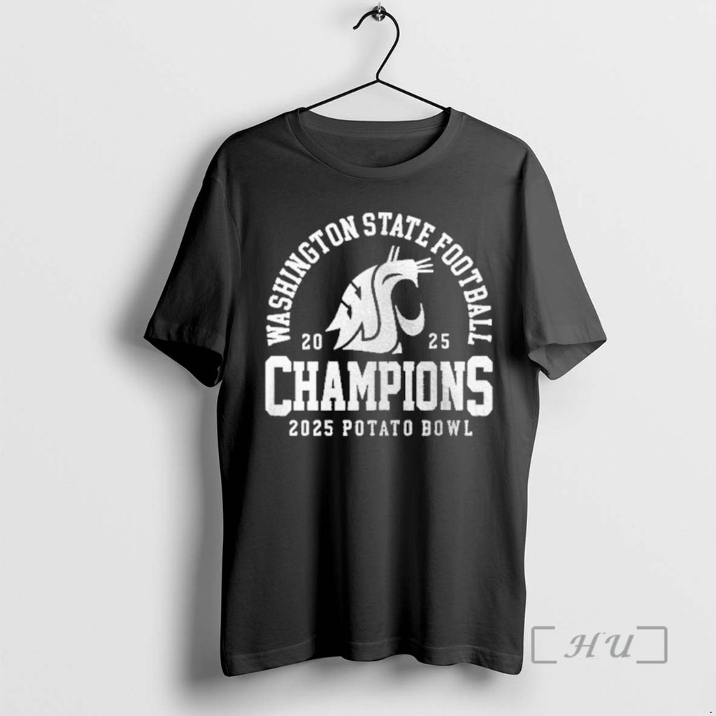 Officials Washington State Cougars Potato Bowl Champions Logo