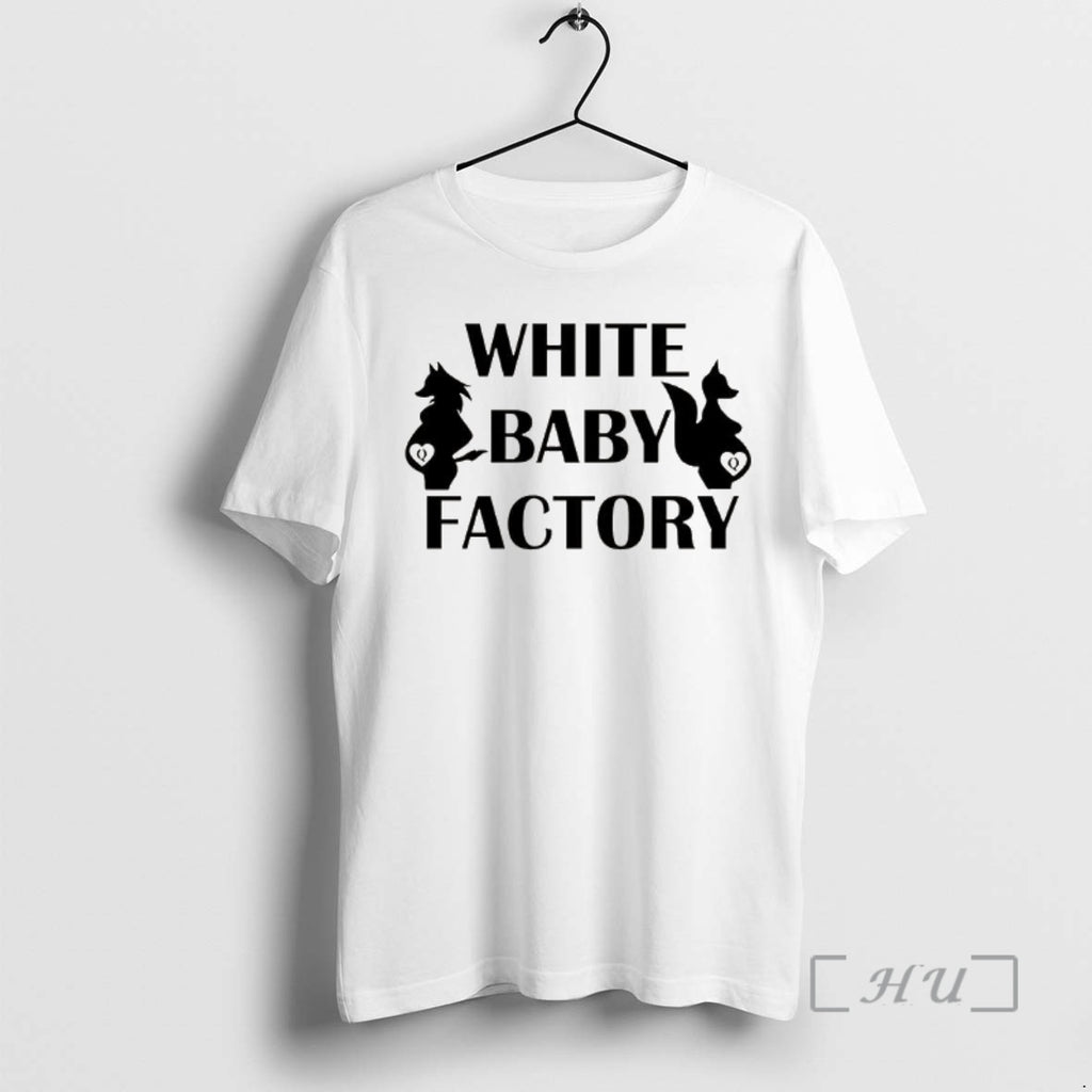 Officials White Baby Factory Silhouette Of A Pregnant Animal