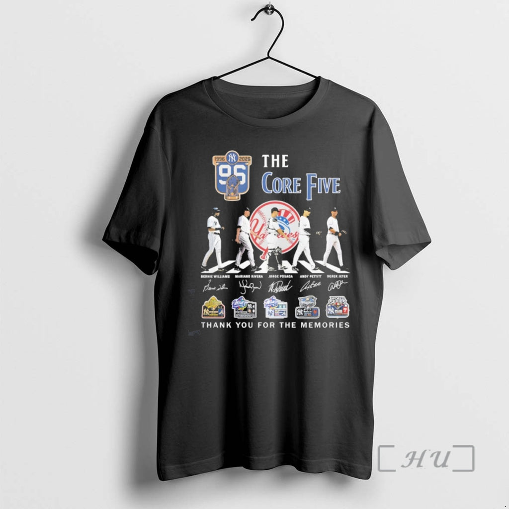 Officials Williams Rivera Posada Pettitte Jeter The Core Five New York Yankees Baseball Abbey Road