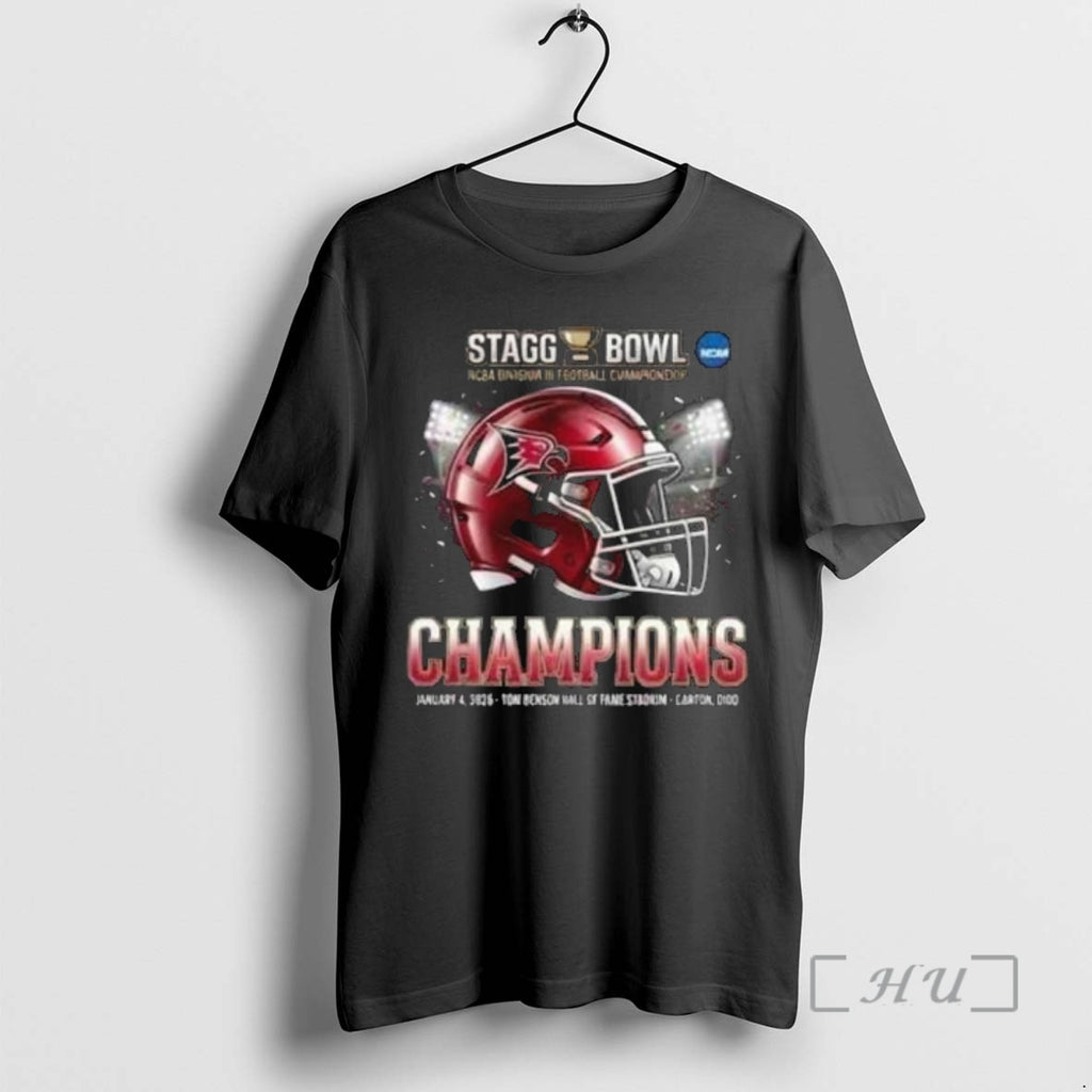 Officials Wisconsin River Falls Falcons Football Team Champion Stagg Bowl 2025 Ncaa Division Iii January