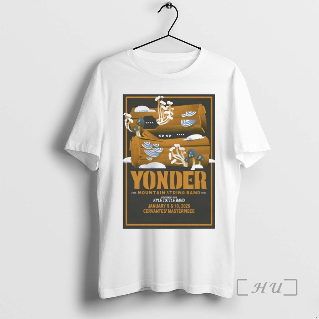 Officials Yonder Mountain String Band Denver Event On Jan 9 10 2026 Premium T Shirts