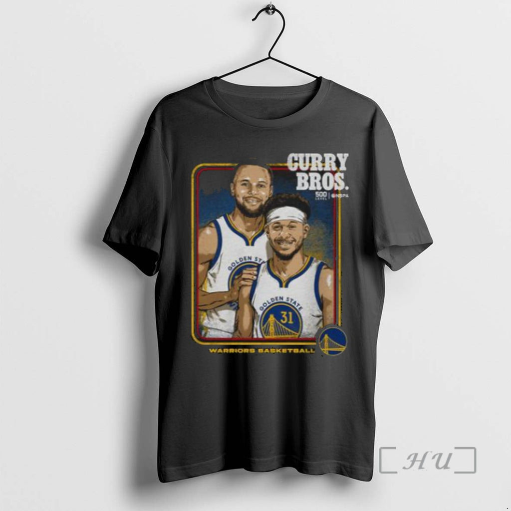 Officials Steph Curry Seth Curry Golden State Warriors Step Brothers Wht Men Shirts Sweater