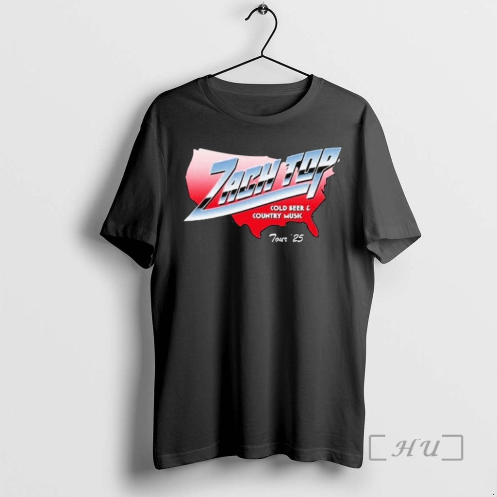 Officials Zach Top Cold Beer And Country Music Usa Tour Shirts Sweater