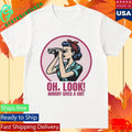 Oh Look Nobody Gives A Shit Shirt Unisex , , , Long Sleeve Tee