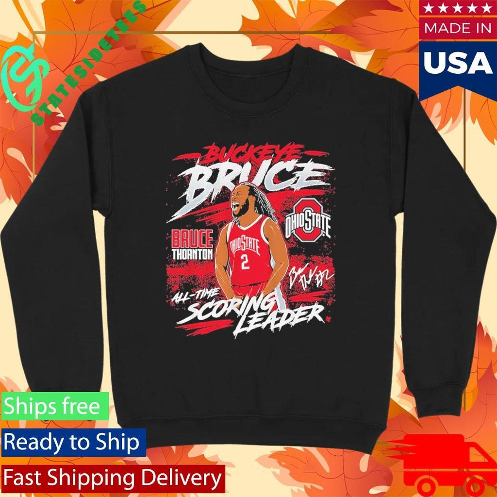 Ohio State Basketball Bruce Thornton All-Time Leading Scorer Shirt Unisex , , , Long Sleeve Tee