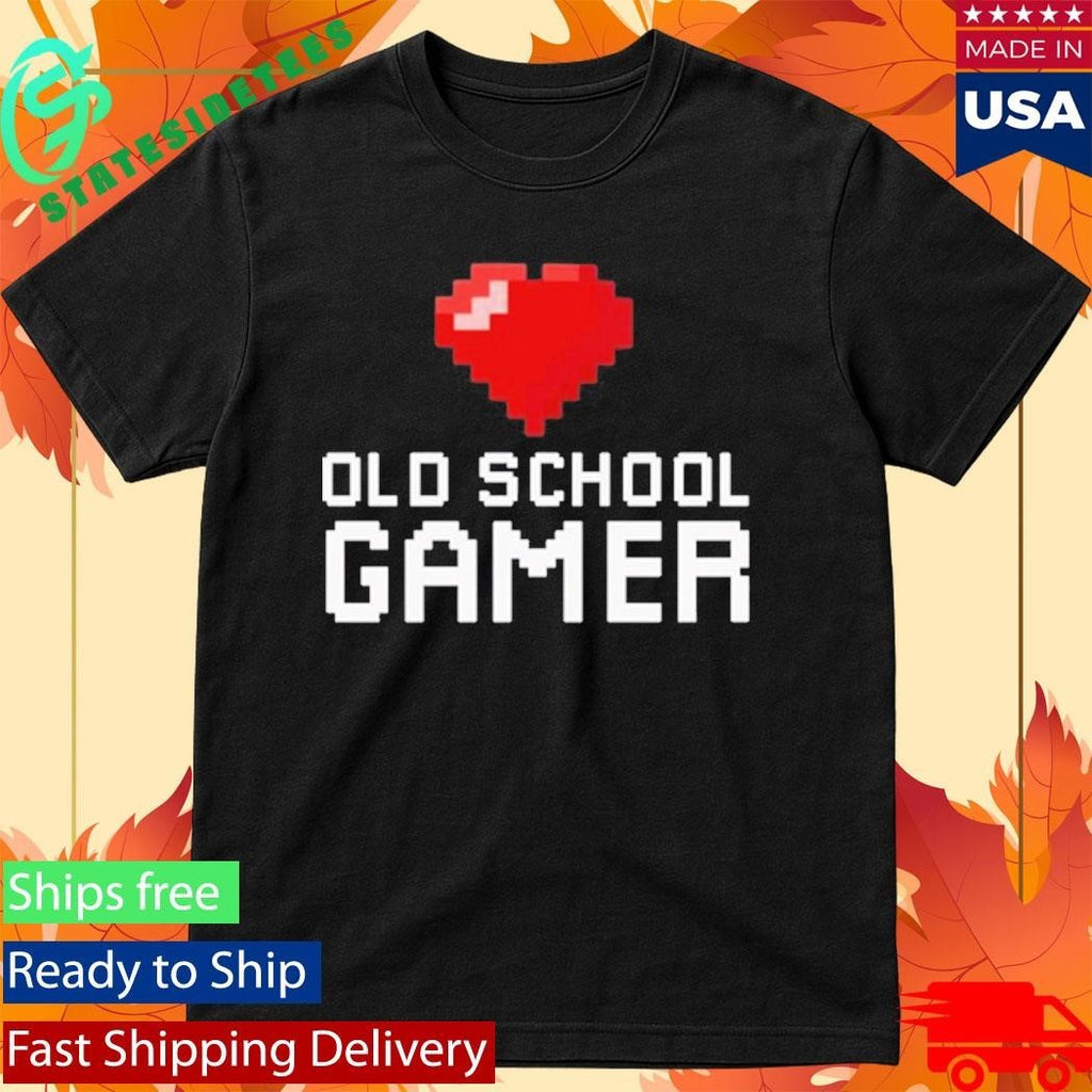 Old School Gamer Shirt Unisex , , , Long Sleeve Tee