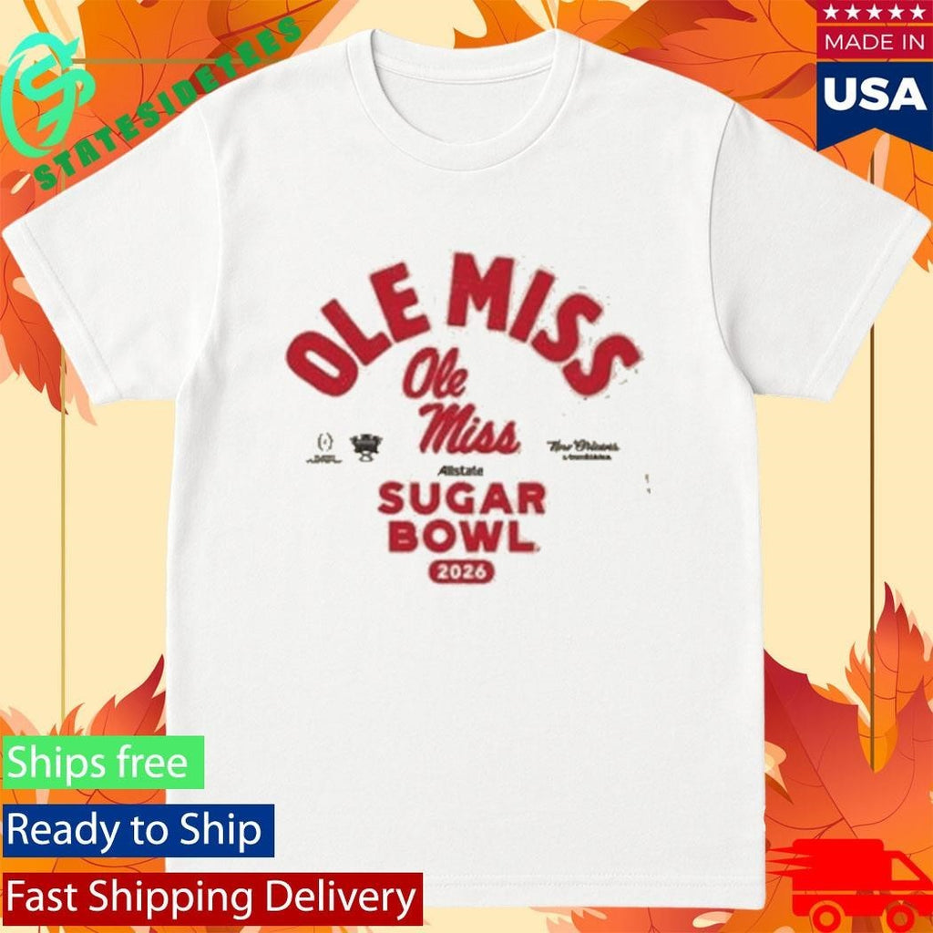 Ole Miss 2026 Allstate Sugar Bowl Bound Shirt Unisex , , , Long Sleeve Tee