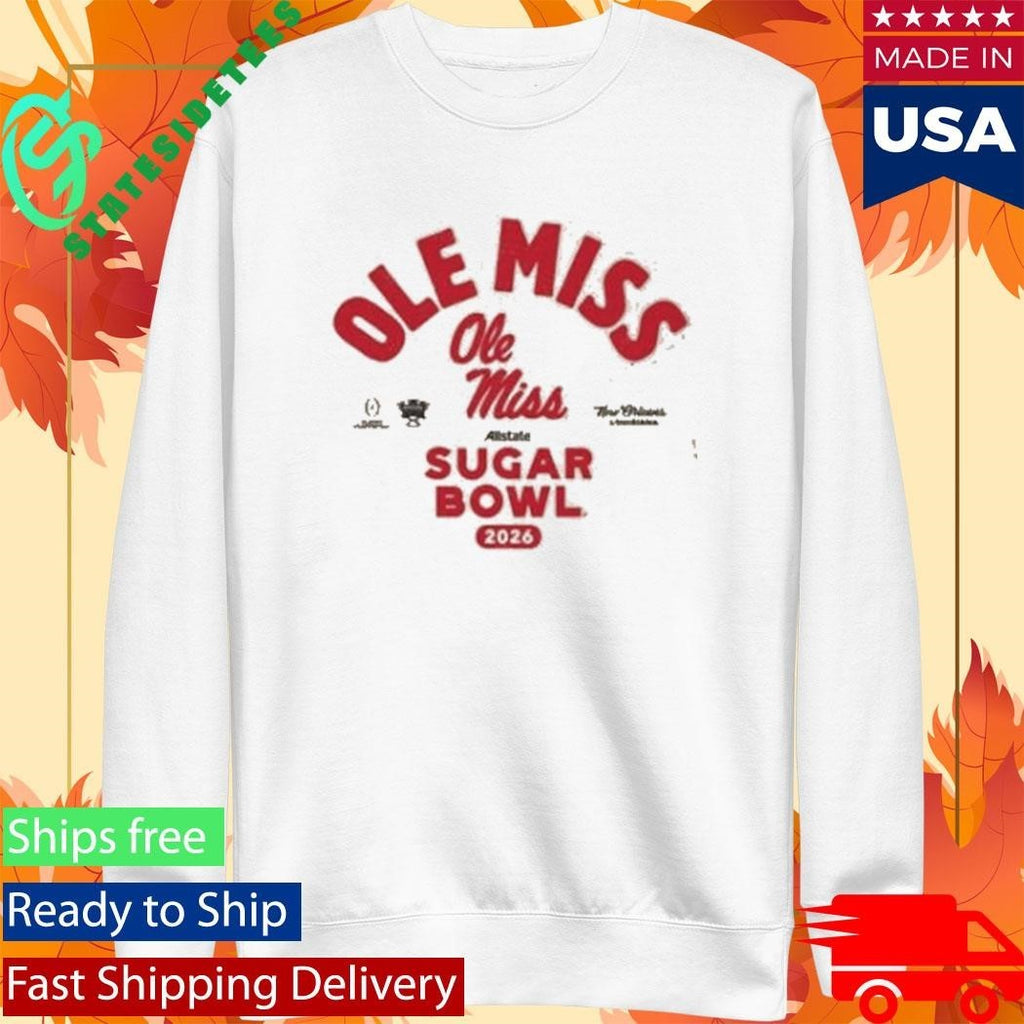 Ole Miss 2026 Allstate Sugar Bowl Bound Shirt Unisex , , , Long Sleeve Tee