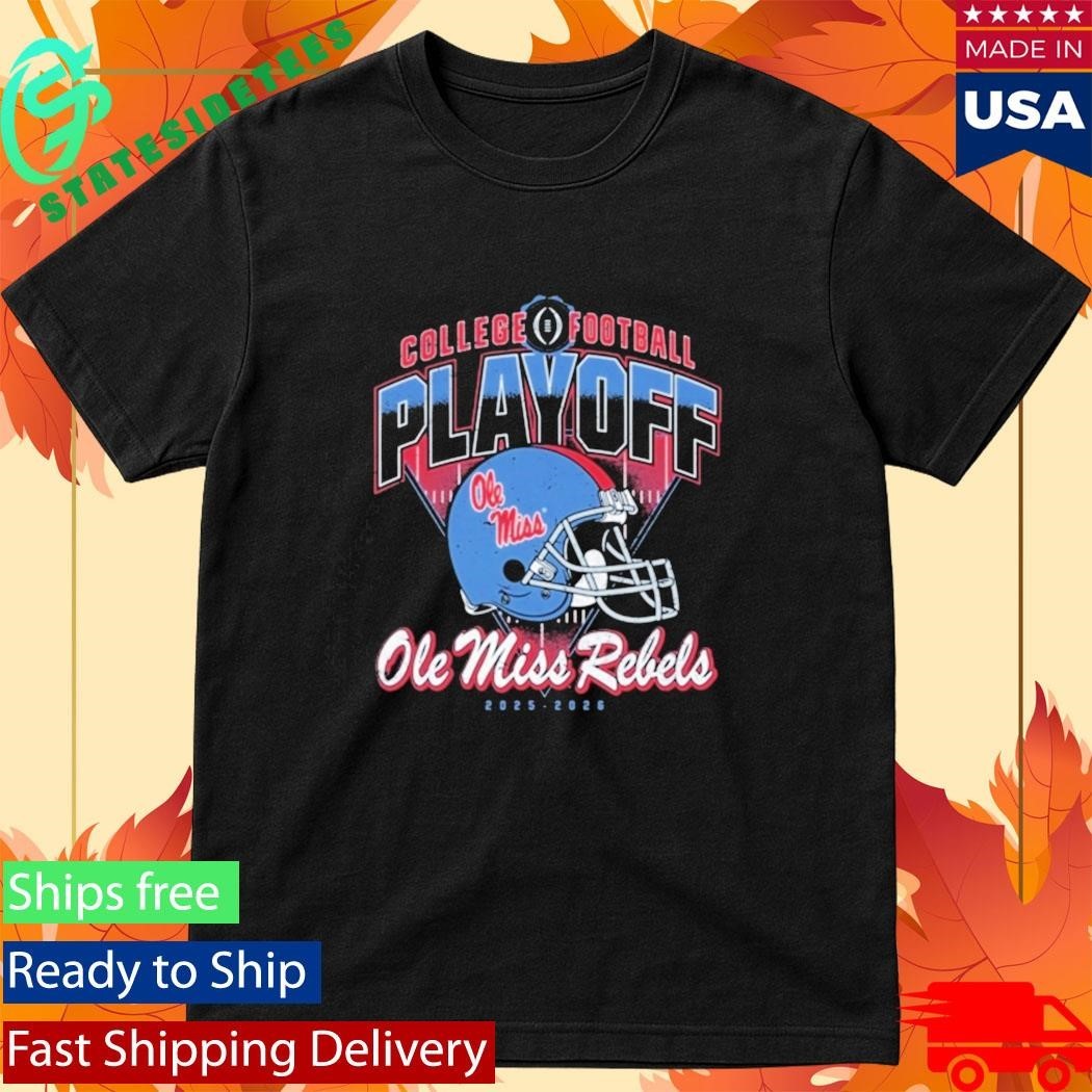 Ole Miss College Football Playoff Rebels Helmet Shirt Unisex , , , Long Sleeve Tee