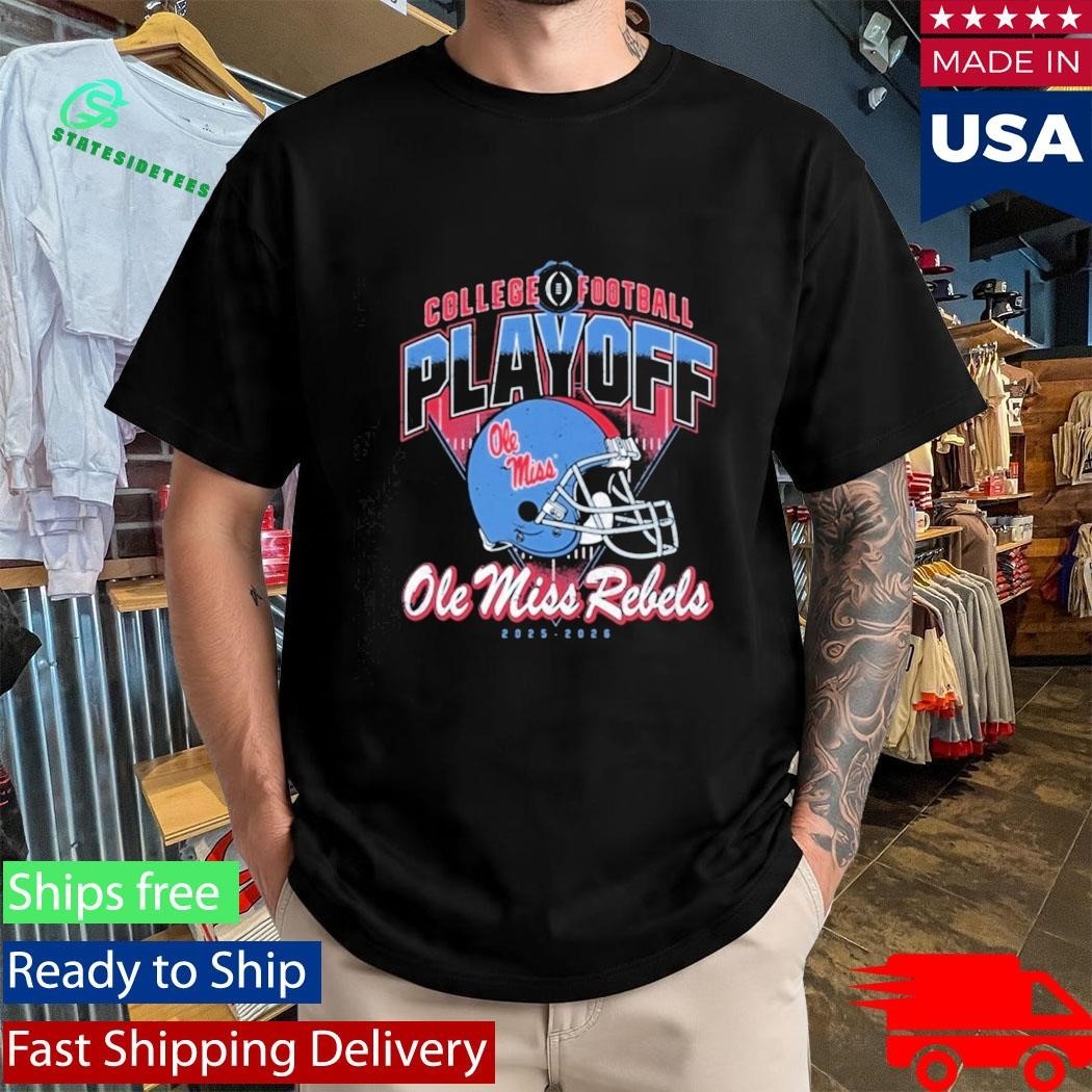 Ole Miss College Football Playoff Rebels Helmet Shirt Unisex , , , Long Sleeve Tee