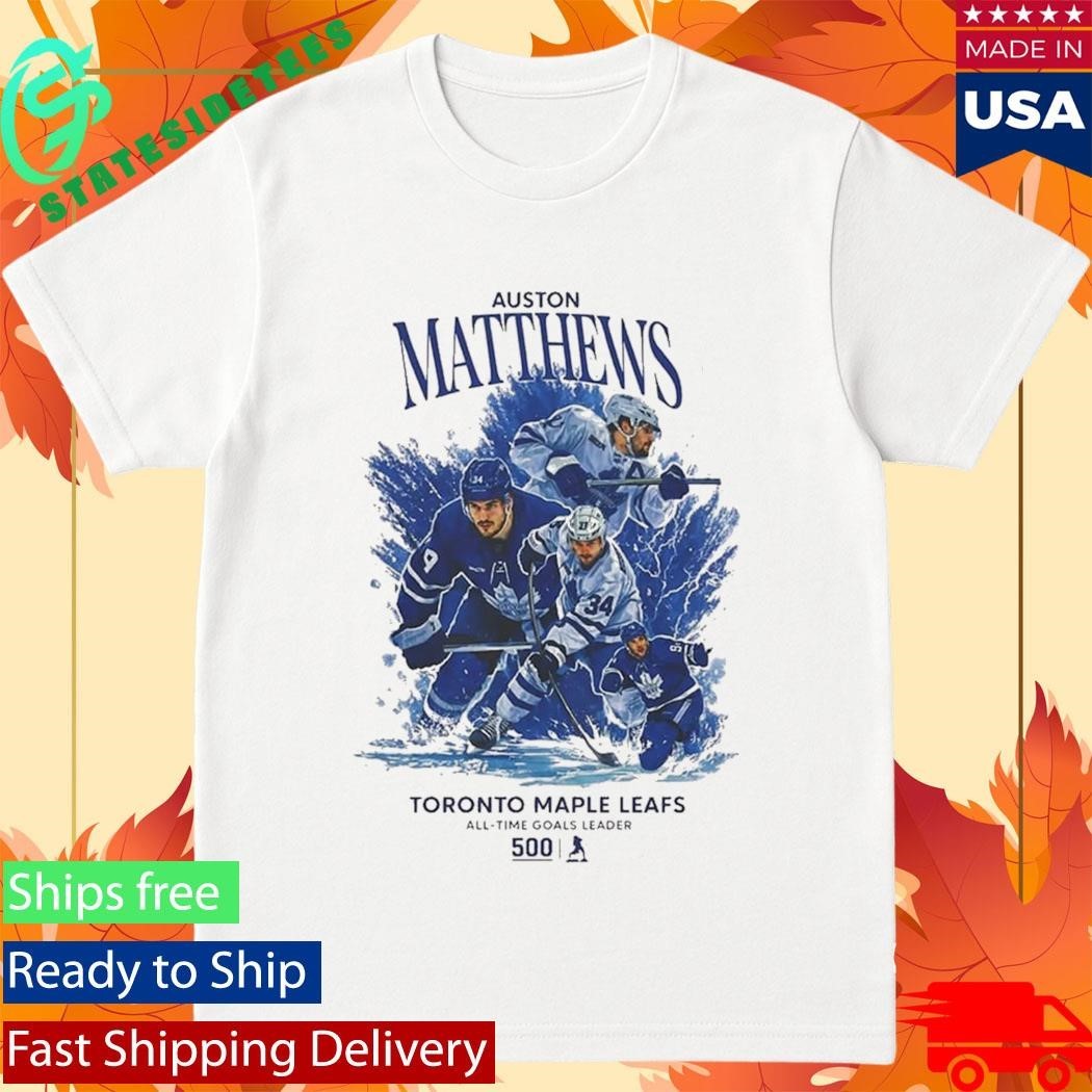 Oliver Ekmanlarsson Wearing Auston Matthews Toronto Maple Leafs Shirt Unisex , , , Long Sleeve Tee