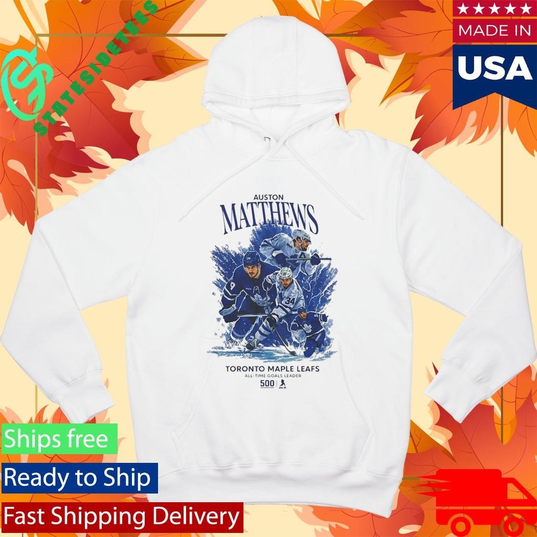Oliver Ekmanlarsson Wearing Auston Matthews Toronto Maple Leafs Shirt Unisex , , , Long Sleeve Tee