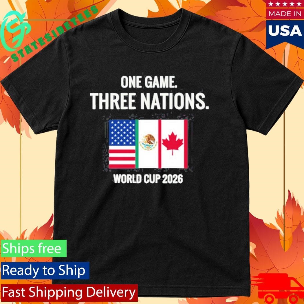 One Game Three Nations World Cup 2026 Shirt Unisex , , , Long Sleeve Tee