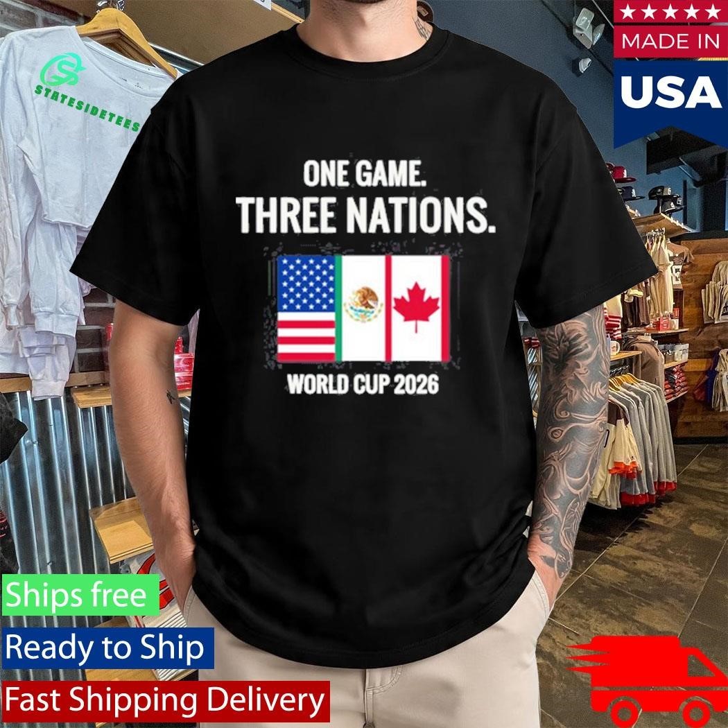 One Game Three Nations World Cup 2026 Shirt Unisex , , , Long Sleeve Tee