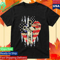One Nation Under God American Flag Shirt Unisex , , , Long Sleeve Tee