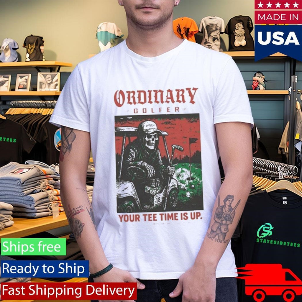 Ordinary Golfer Time Is Up Unisex , , , Long Sleeve Tee