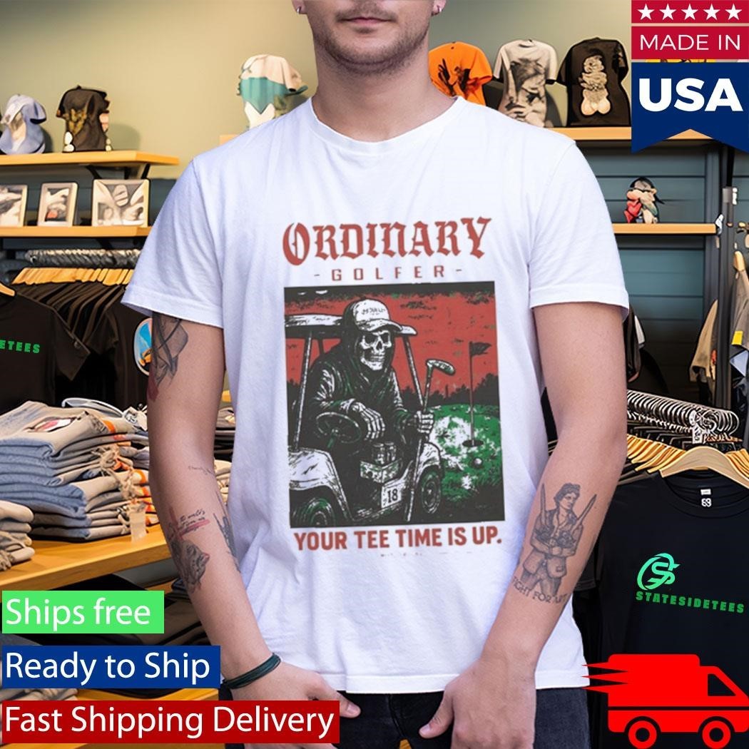 Ordinary Golfer Time Is Up Unisex , , , Long Sleeve Tee