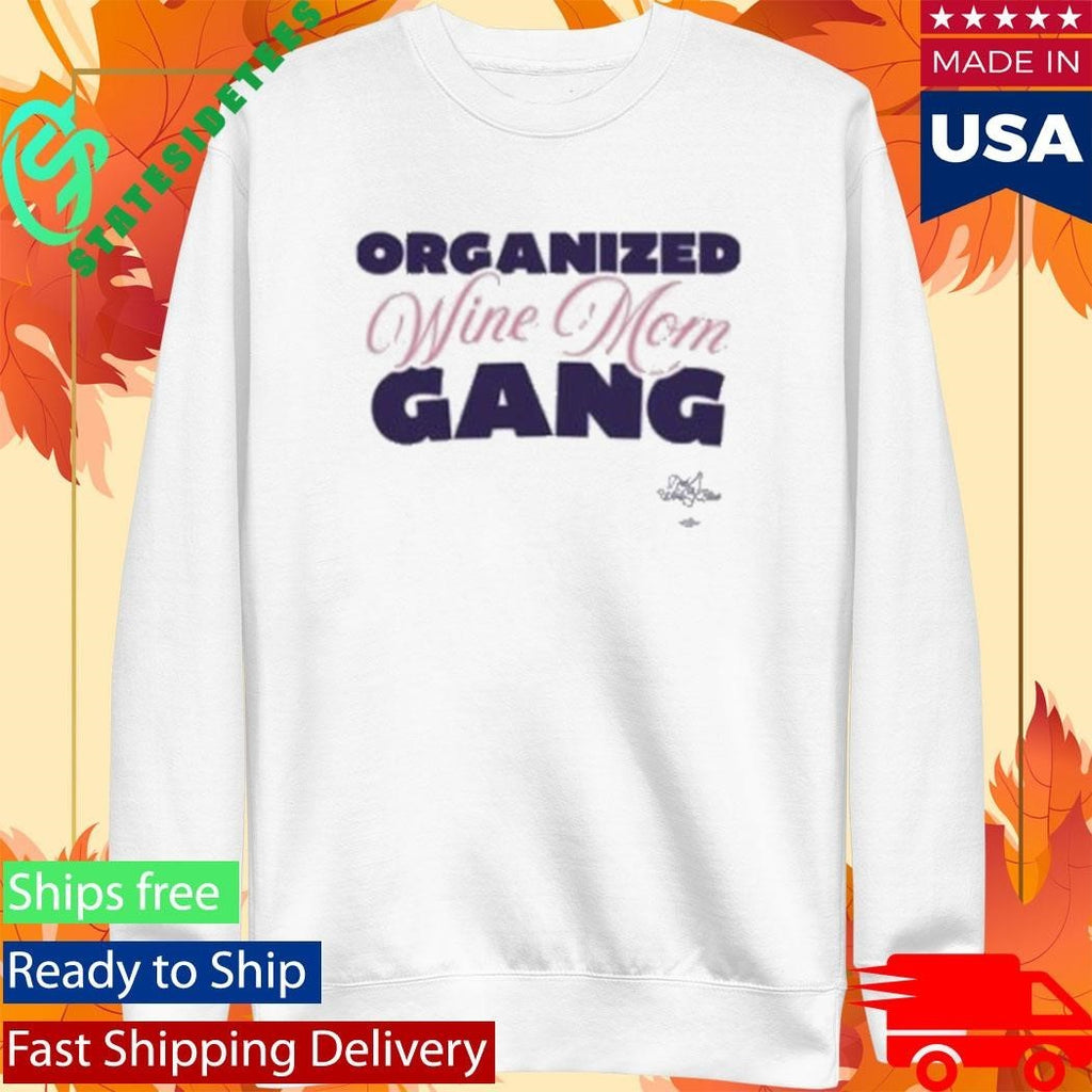 Organized Wine Mom Gang Unisex , , , Long Sleeve Tee
