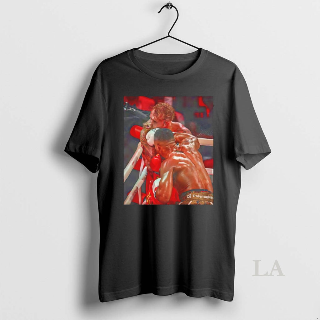 Original Anthony Joshua Knocking Out Jake Paul Perfect Choice Image