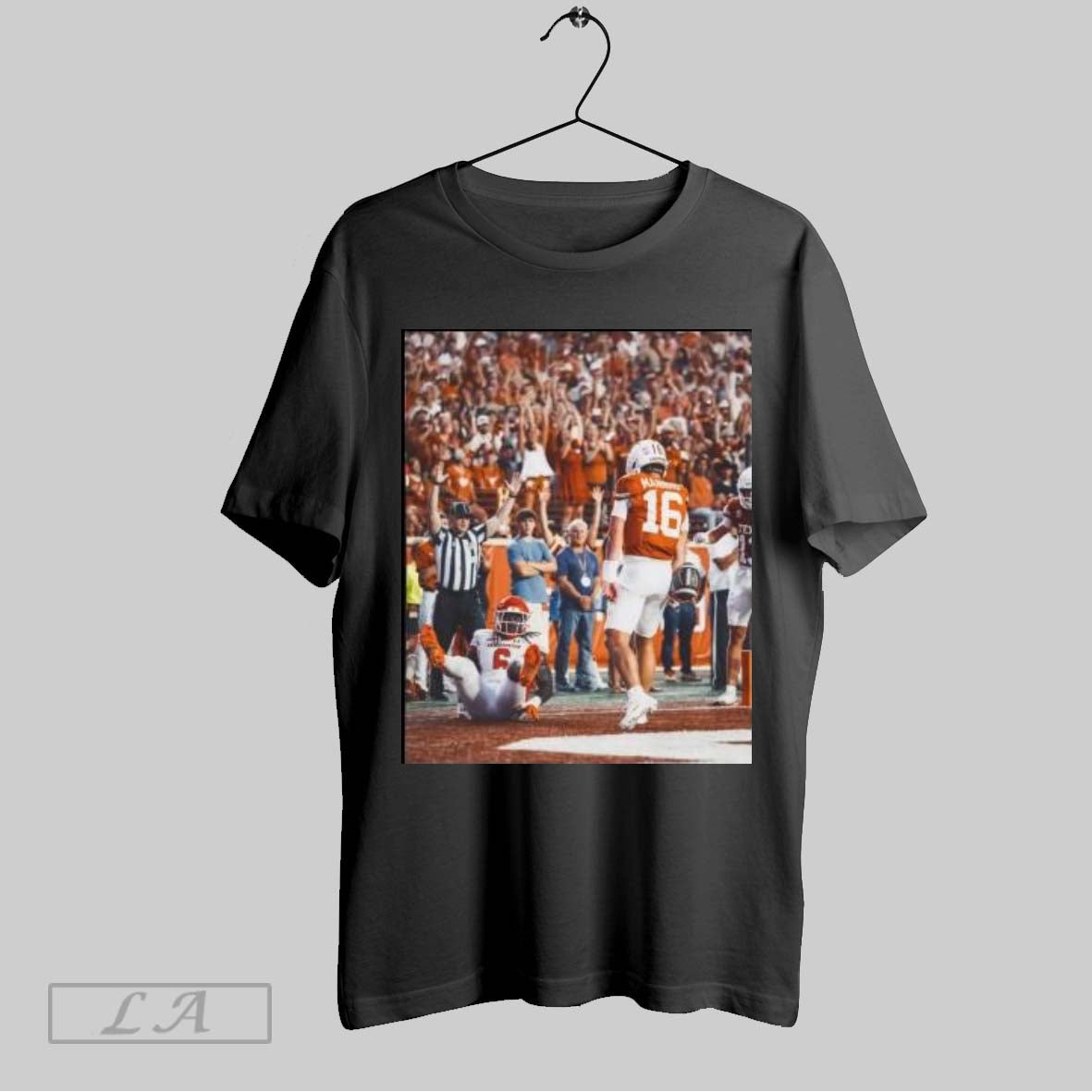 Original Arch Manning Stare Down Texas Longhorns Arch Manning Tee (1)