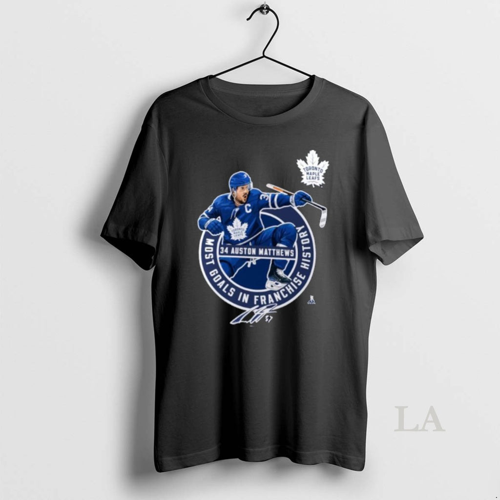 Original Auston Matthews Toronto Maple Leafs Most Goals In Franchise History