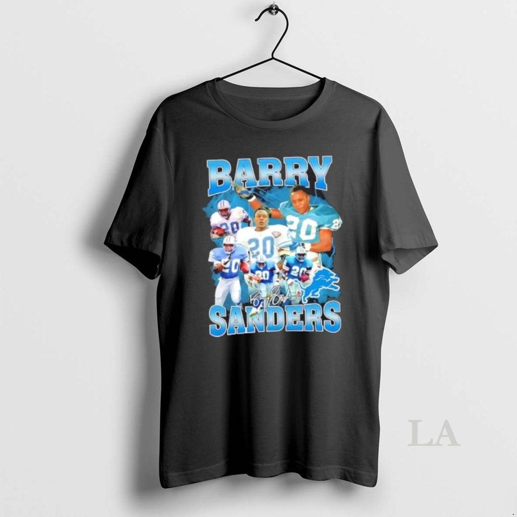 Original Barry Sanders Detroit Lions Football Graphic
