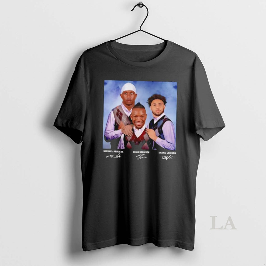 Original Bijan Robinson Michael Penix Jr Drake London Football Atlanta Step Brothers