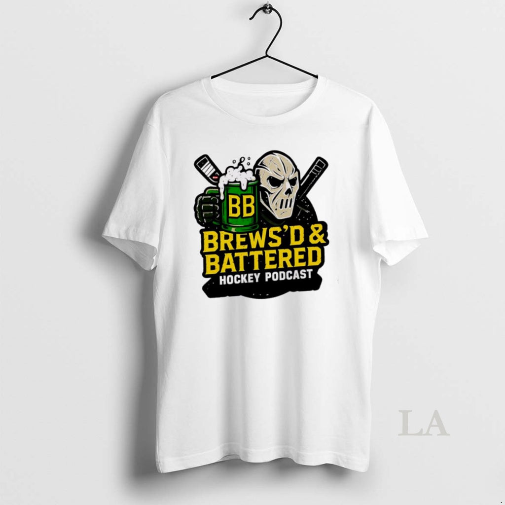 Original Brewsd Battered Hockey Podcast Logo