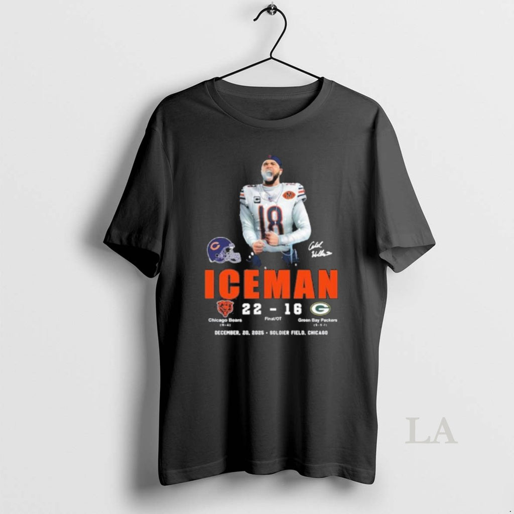 Original Caleb Williams Iceman Bears 22 16 Packers