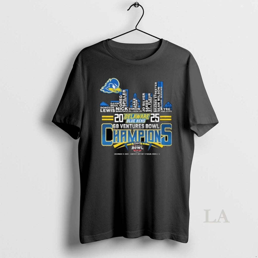 Original Delaware Blue Hens 2025 68 Ventures Bowl Champions City Skylines