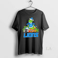 Original Detroit Lions Football X Grinch Max Dog Merry