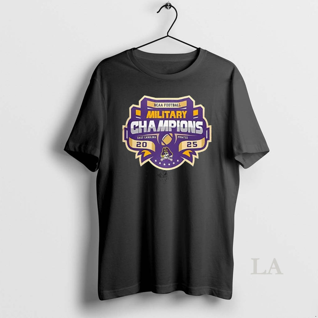 Original Ecu Football Ncaa Military Bowl Champions 2025 Logo