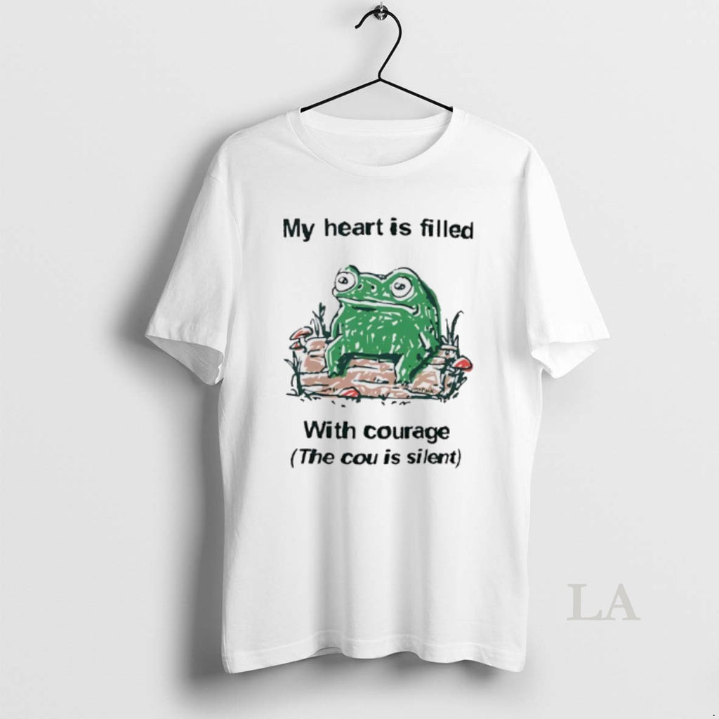 Original Frog Rage My Heart Is Filled With Courage The Cou Is Silent