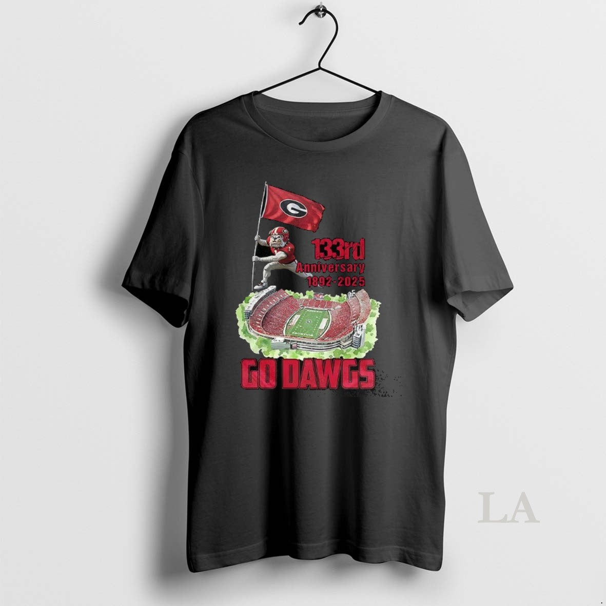 Original Georgia Bulldogs Ncaa 133rd Anniversary 1892 2025 Go Dawgs Sanford Stadium