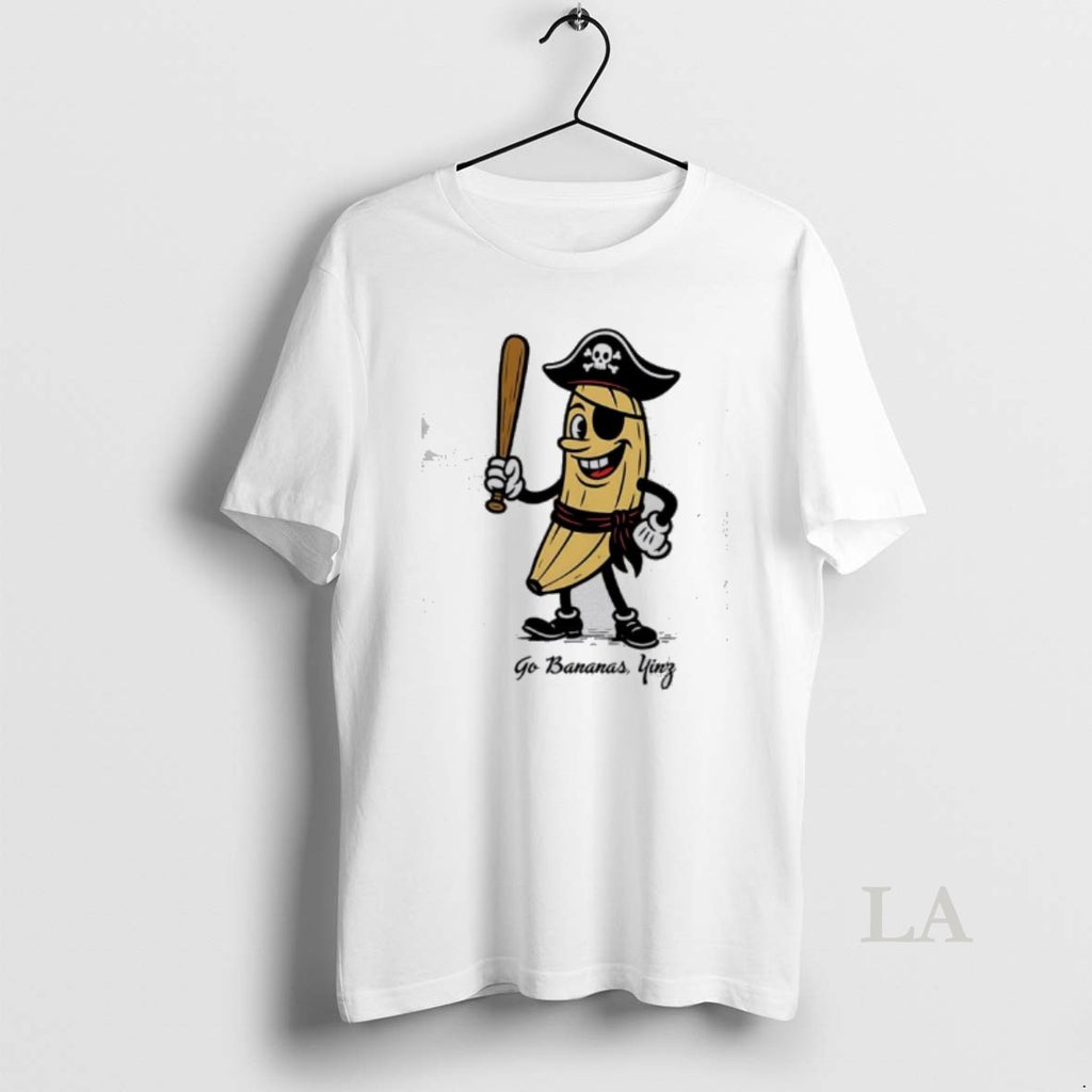 Original Go Bananas Yinz Cute Funny Baseball