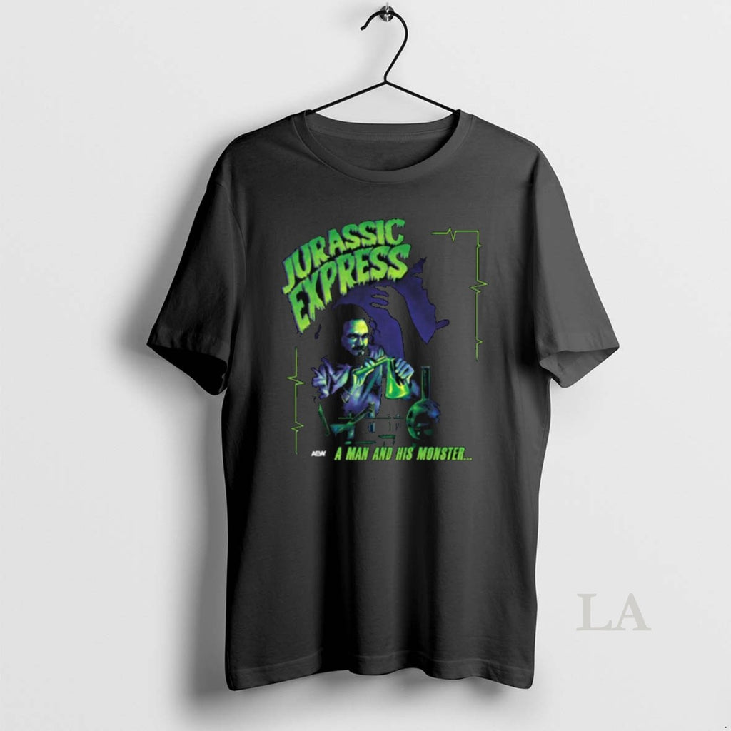 Original Jurassic Express A Man And His Monster Its Alive Long Sleve