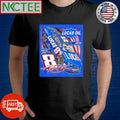 Original Kyle Busch Richard NASCAR RCR Racing Team Collection Lucas Oil signature 8 Car upside down shirt