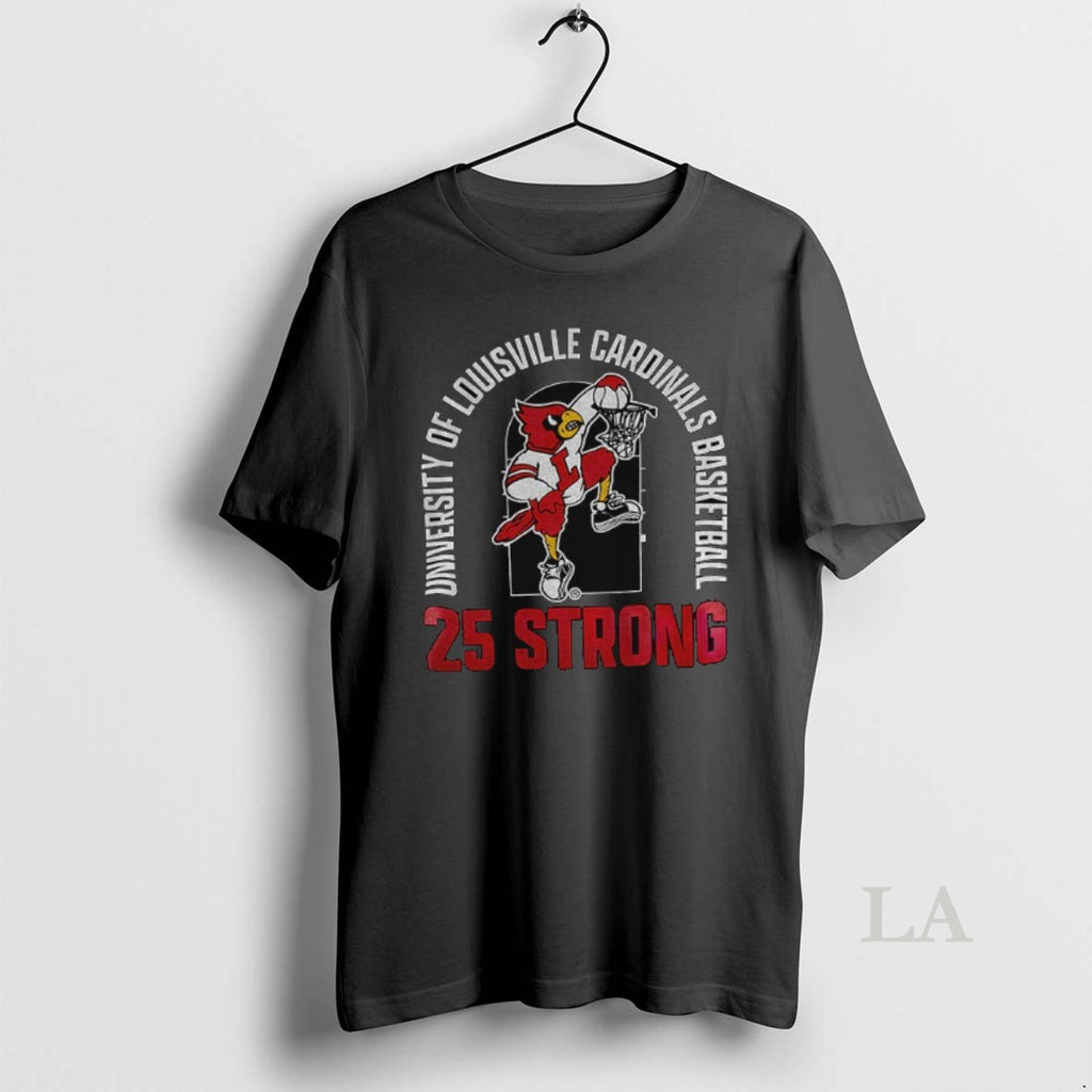 Original Louisville Cardinals University Of Louisville Cardinals Basketball 25 Strong