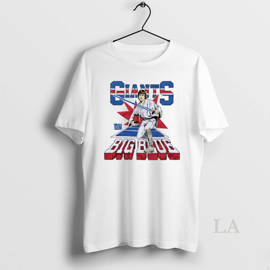 Original Luke Skywalker X New York Giants Big Blue Ny