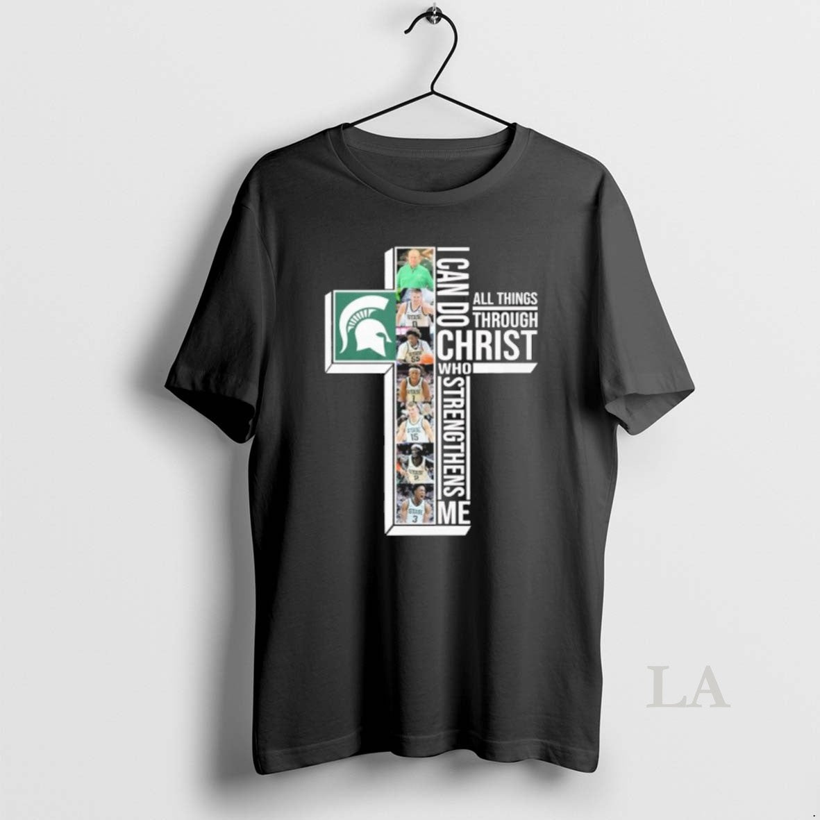 Original Michigan State Basketball I Can Do All Things Through Christ Who Strengthens Me