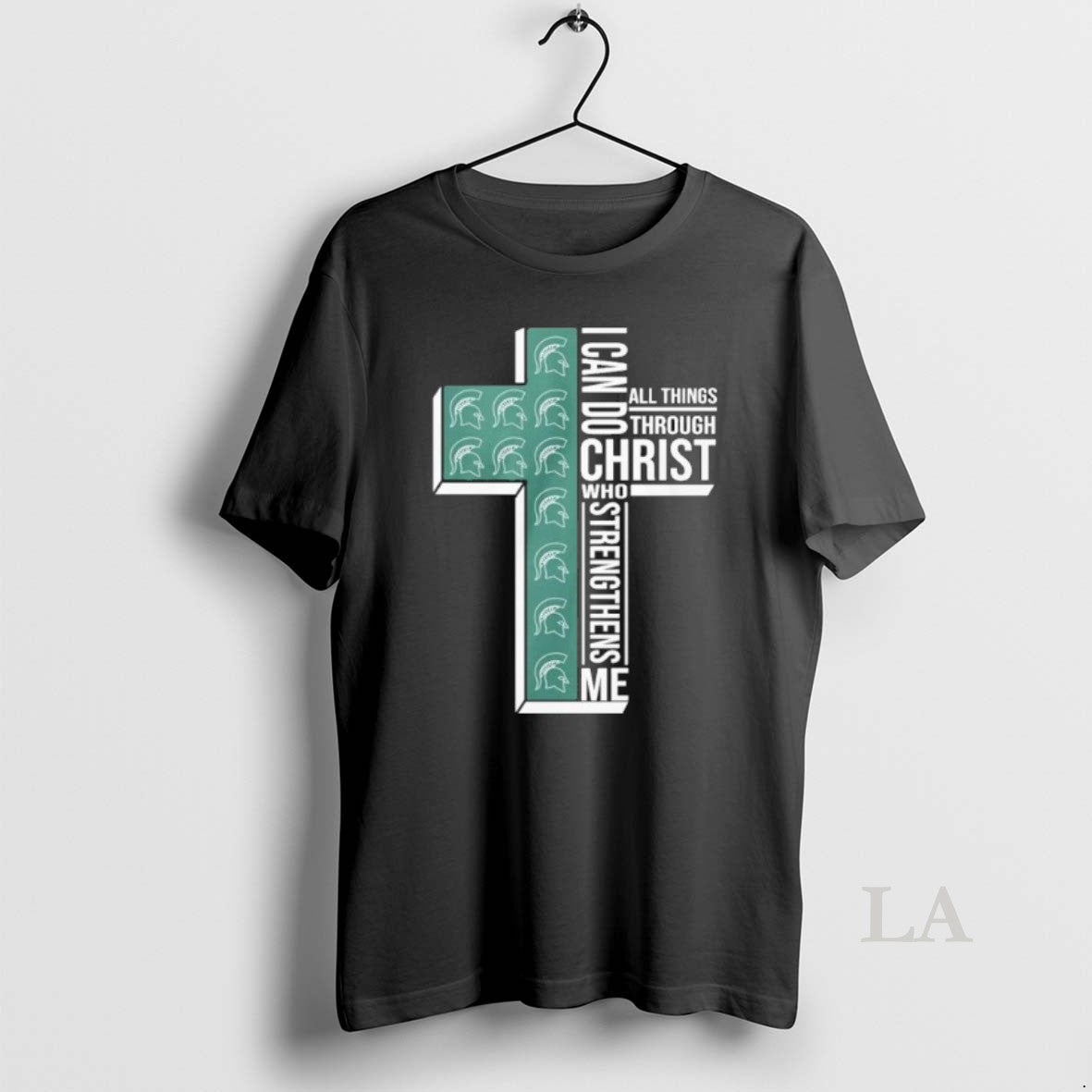 Original Michigan State Basketball Logo I Can Do All Things Through Christ Who Strengthens Me