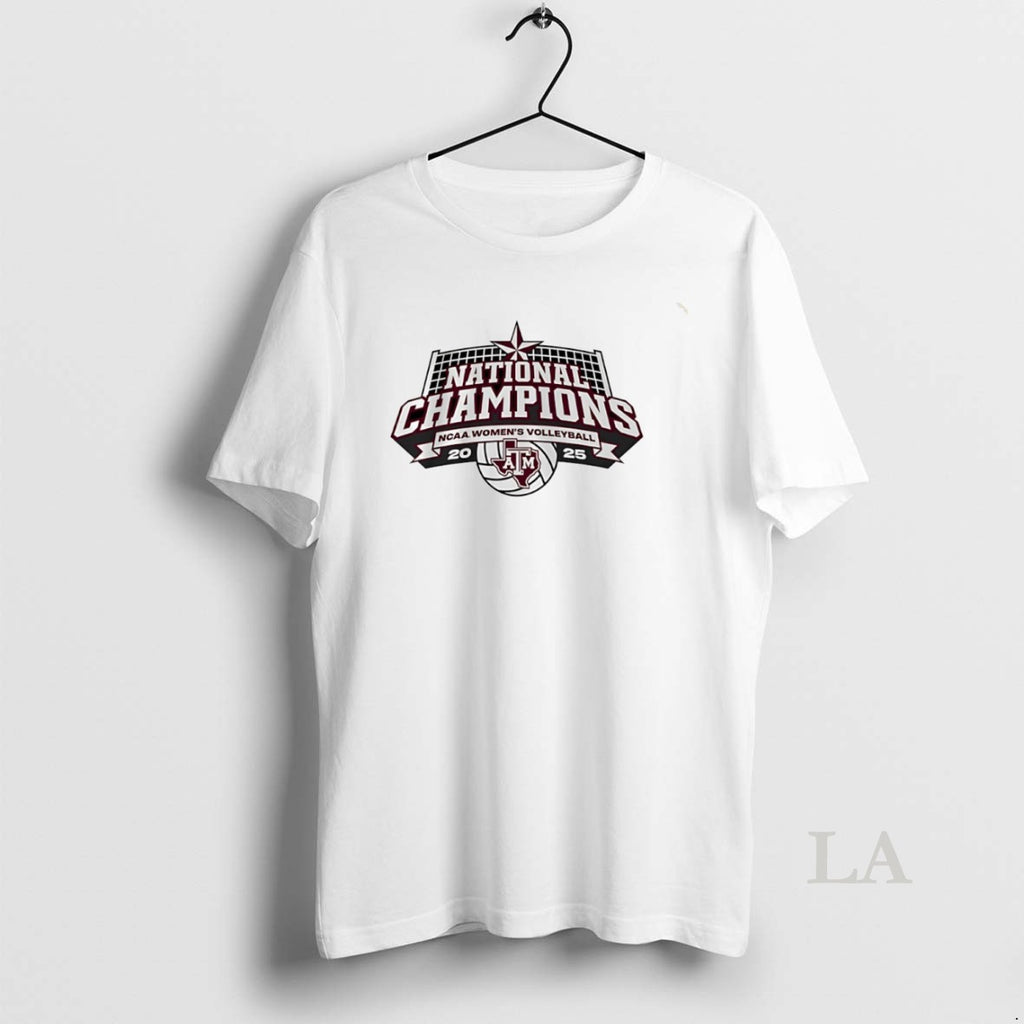 Original National Champions Texas A And M Aggies 2025 Ncaa Womens Volleyball Logo Circle
